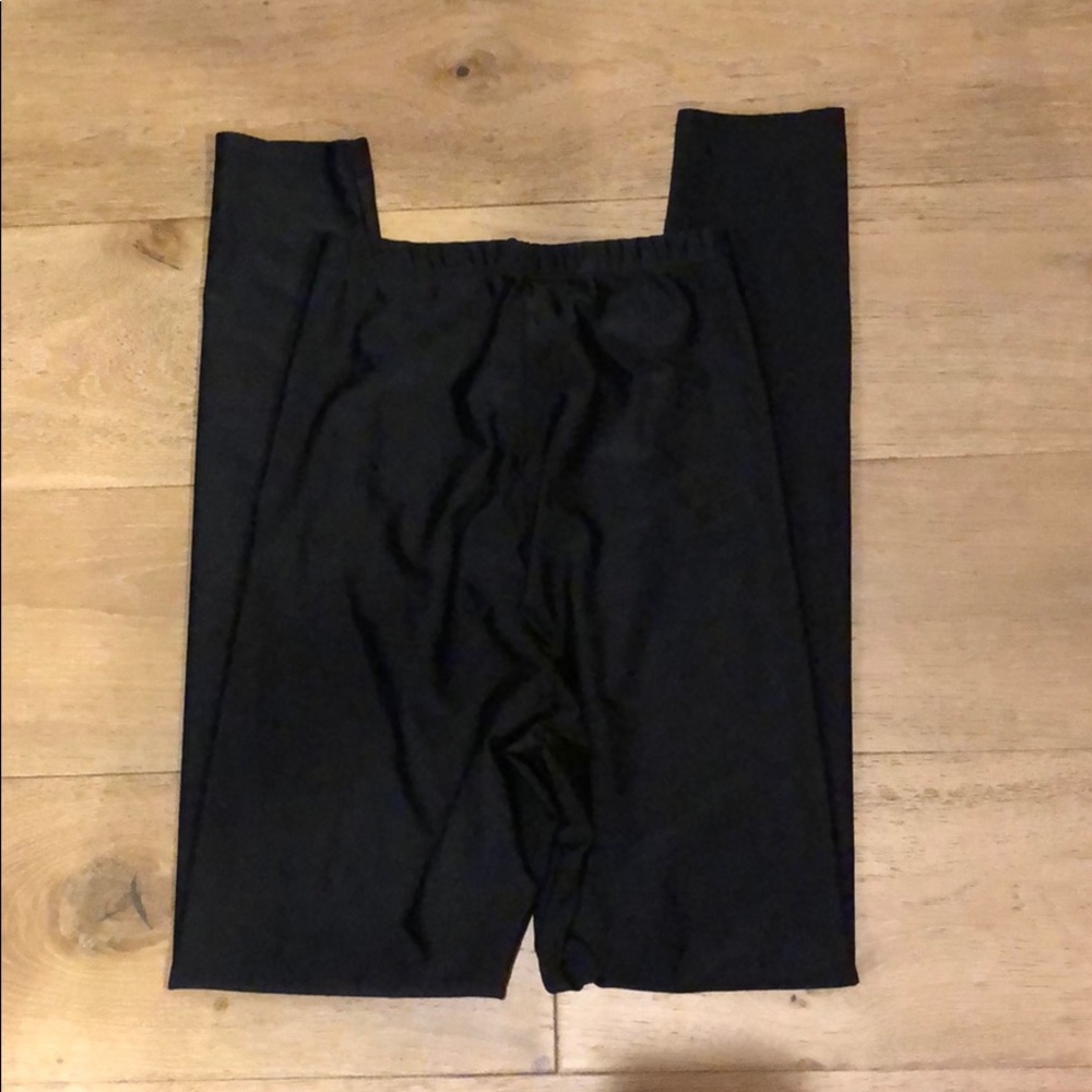 Insanity Shiny Black Leggings